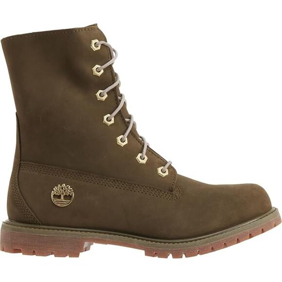 NEW Timberland Teddy Fleece Fold-Down Boots Olive Women’s 8.5 TB0A64GY327 WP - Picture 4 of 9